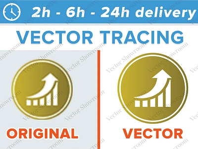 I will do vector tracing or convert to vector quickly 3d animation branding graphic design logo motion graphics redraw