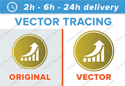 I will do vector tracing or convert to vector quickly 3d animation branding graphic design logo motion graphics redraw