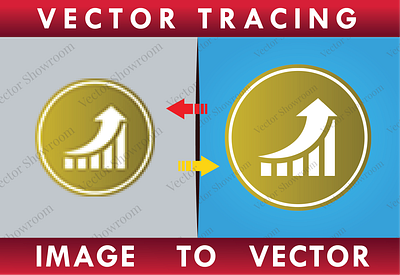 I will do vector tracing or convert to vector quickly redraw