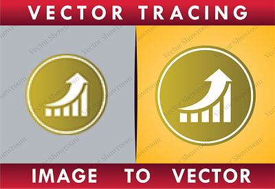 I will do vector tracing or convert to vector quickly redraw