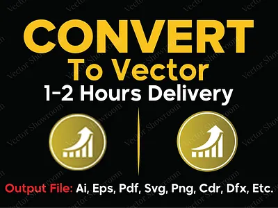 I will do vector tracing or convert to vector quickly redraw