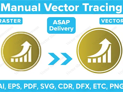I will do vector tracing or convert to vector quickly redraw