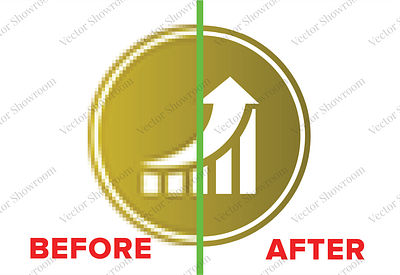 I will do vector tracing or convert to vector quickly redraw