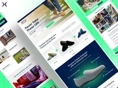 Shoe Landing Page branding design dribbble shot landing page design landingpage lead generation loafers pre launch landing page shoe landing page ui ux