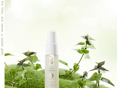 Cosmetic Poster Commercial 3d 3dmodelling blender branding commercial design graphic design illustration logo