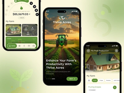 Agriculture App Concept agtechdesign app concept appdesign branding cleandesign creativedesign designinspiration farmdesign farmecommerce farmfreshdesign farmtoforkdesign minimalistdesign mobile app design natureinspireddesign sustainableux ui uiuxdesign userexperience userinterface visualdesign