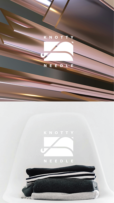 KNOTTY NEEDLE 2025 branding graphic design illustration logo logo trend 2025 minimal logo vector