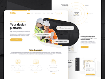 TURO - the app for displaying architectural designs architecture construction engineering graphic design proptech real estate ui ui design ux web app web application web design