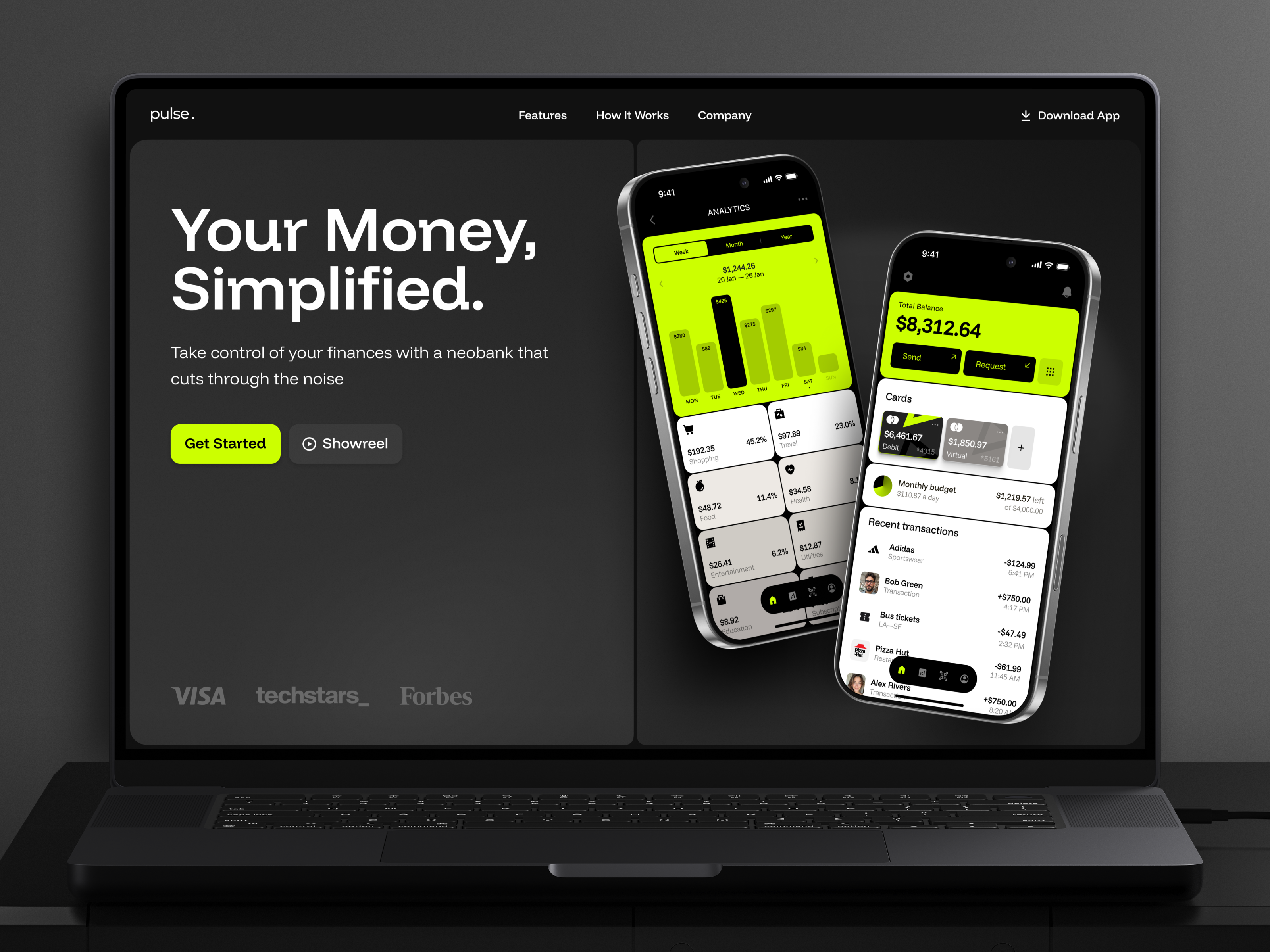 Landing Page for AI-Driven Banking App bank banking banking app banking app design banking app landing banking design banking homepage banking ui design digital wallet finance app ui financial app design financial app landing fintech design fintech landing page landing page landing page design mobile banking app money money management money management ui