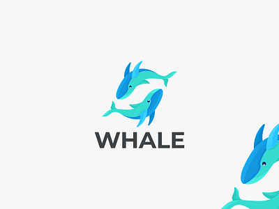 WHALE branding design graphic design icon logo whale design graphic whale design logo whale icon whale logo