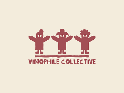 VINOPHILE COLLECTIVE bar branding graphic design logo logo design wine bar winery