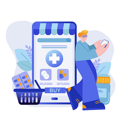 Online Pharmacy 2D Animation 2d animation drugstore flat health healthcare app illustration medicine mobile app motion online online pharmacy pills prescription prescription app shopping tablets tech wellness