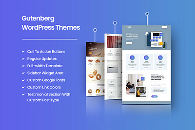 Elevate Your Website Game with Gutenberg WordPress Themes graphic design gutenberg illustration theme design ui website builder wordpress design wordpress development wordpress template wordpress theme