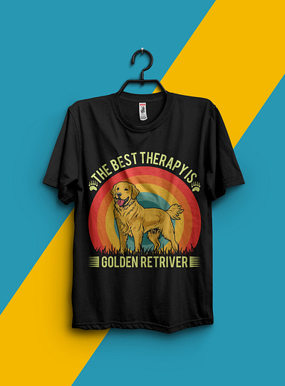 Creative Retro Tshirt Design creative creative retro t shirt custom t shirt design golden retriever graphics design graphics designer graphics designing graphicsdesign nafis fuad pranto retro retro t shirt rockstar graphic t shirt designer t shirt designs t shirt mockup t shirts tshirt tshirt design unique t shirt design vintage t shirt design