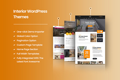 Interior WordPress Themes | Showcase Your Creativity Online creativeportfolio dribbbleshots interior interiordesign interiordesignthemes responsivedesign uiuxdesign webdesign webinspiration wordpressdesign wordpressthemes