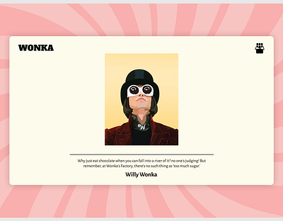 Willy Wonka - The Chocolate Factory adobe chocolate design dribbble figma landing page photoshop story ui ux web design website willy wonka