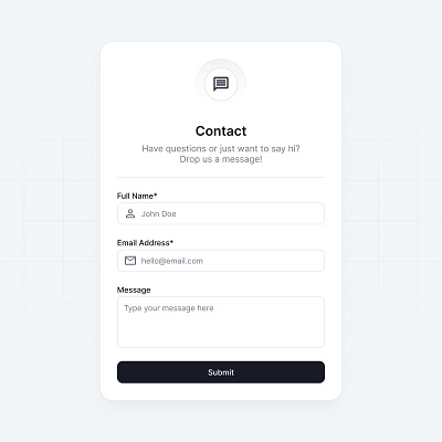 Contact Form Design contact design form ui ux web