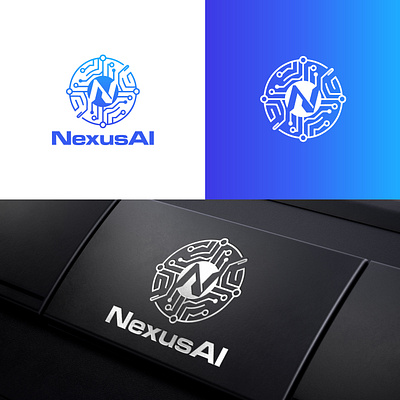 Nexus Ai Logo Design ai design branding colorful logo creative logo design inspiration digital art graphic design innovative design logo design minimalist modern logo nexusai professional logo symbol design tech brandin tech logo