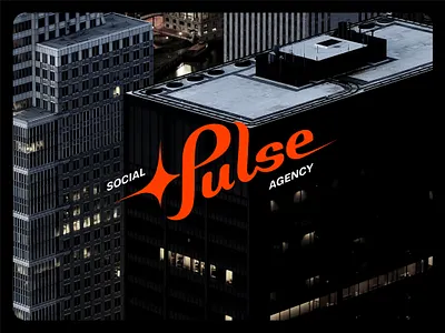 Logo & Branding - Social Pulse Agency agency design brand identity design branding graphic design logo logotype marketing agency pulse agency social agency typography ui visual identity wordmark