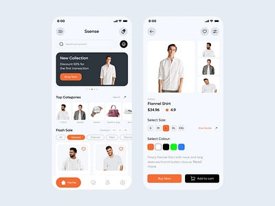 E-commerce Mobile App appdesign e commerce app minimaldesign mobile app design ordertracking paymentintegration productcatalog shoppingapp ui ux