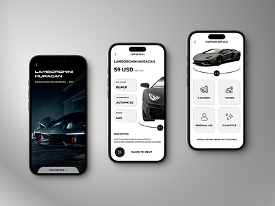 Car Rental App app app design app ui design booking app car booking car rent car rental car rental app car rental company design mobile mobile app mobile ui product design rent rent a car rental car rental company ui ux