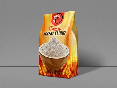 Pouch Packaging Design atta bag bag bakery box bread fastfood foil graphic design label design marketing pack package design packaging polyethylene polythene pouch standup pouch transparent wheat atta wheat packaging