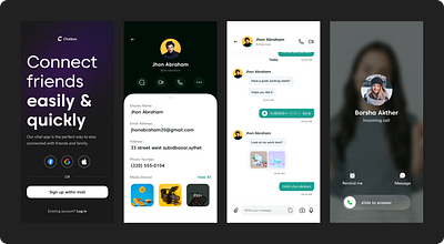 Chat App Ui Design branding logo ui