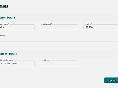 Courier Website Ui design branding logo ui