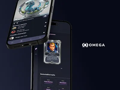 Omega #2 app app design design game hub gaming graphic design interface software development ui ui design uiux ux