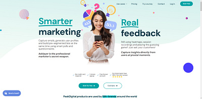 35% Lower Bounce Rate, 200% More Signups – Here's How app design branding clean design conversion optimization landing page minimalist mobile first typography ui design user experience ux design web design website