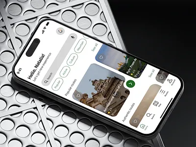 Travel Mobile App - Journey app country family green hiking hotel ios journey map mountain natural swimming travel travel app traveling ui ukraine vocational voyage weekend