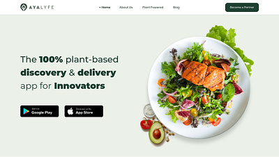 AYALYFE Landing Page ayalyfe betterlifestyle cleaneating design designer earthfriendly eatbetterlivebetter eatforhealth ecofriendlychoices ecofriendlyliving gogreeneatclean greendining greentechsolutions plantbasedfood plantbasedlife plantbasedliving plantpowered simplifieddining uiux vegancommunity