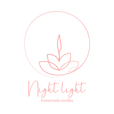 Logo for homemade candles branding design graphic design illustration logo vector