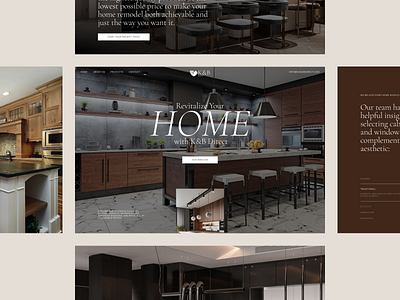 K&B Direct bathroom cabinets design figma furniture kitchen portfolio product ui ux webdesign