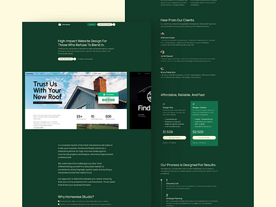 Homewise agency landing page agency website agency website design green website green website design landing page landing page design subscription agency website web design website design