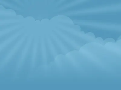Clouds n rays background blue twitter