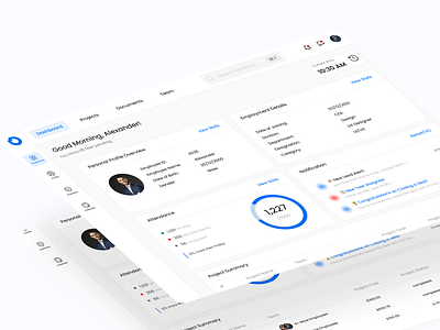 HRMS Dashboard adobe xd dashboard design figma hrms hrms dashboard ui ui design uiux ux design