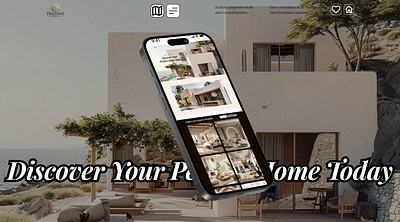 Real Estate web design figma graphic design ui