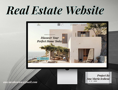 Real Estate web design figma graphic design ui