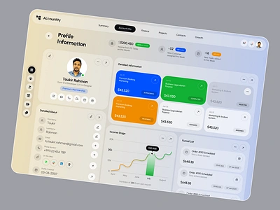 Accountity- Accounting Management accounting accounting management branding custom dashboard custom webapp custom website dashboard design dashboard layout design ui web design website website concept website design website layout website mockup website template