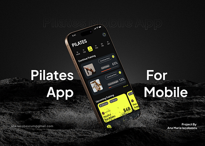 Pilates Mobile App app app design design figma mobile app