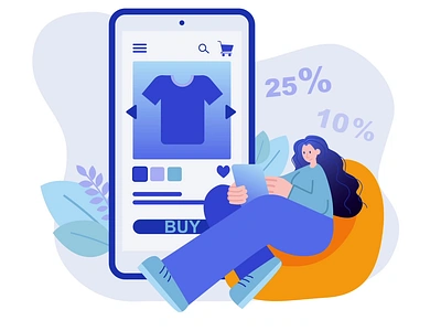 Online Shopping 2D Animation 2d animation clothes consumer customer deal digital shopping discount e commerce ecommerce fashion flat illustration mobile app motion online shopping retail sale shopping app woman