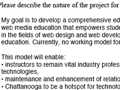 Assistance Grant grant web education