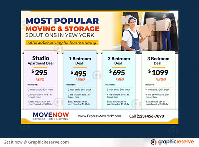 Moving and Storage EDDM Postcard with Pricing Table affordable moving budget friendly moving effortless relocation express movers home relocation local movers move now moving company ny moving day moving deals moving made easy moving specials moving tips nyc movers packing and moving professional movers relocation experts storage and moving storage solutions stress free moving