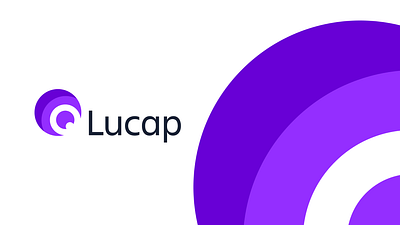 Logotipo Lucap branding design frontend graphic design logo logos logot ui