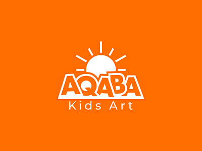 Aqaba Kids Art Logo art badge design branding creative custom design logo logo redesign