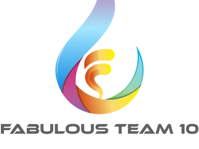 FABULOUS 10 LOGO adobe illustrator branding creative designer graphic design logo motion graphics photoshop uiux design