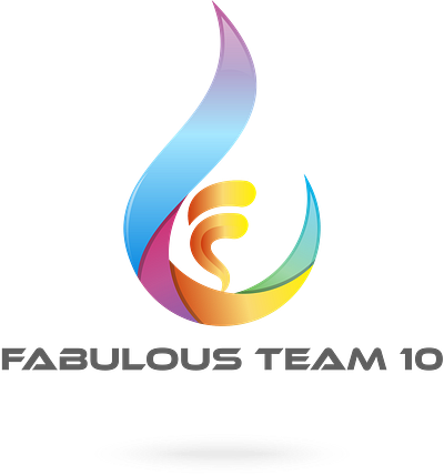 FABULOUS 10 LOGO adobe illustrator branding creative designer graphic design logo motion graphics photoshop uiux design