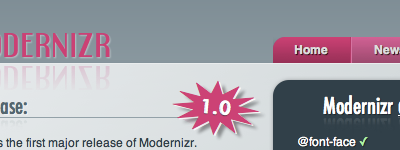 Modernizr 1.0 preparation css3 modernizr