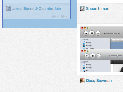 JBC bumps DB! clear css dribbble interface long name ui